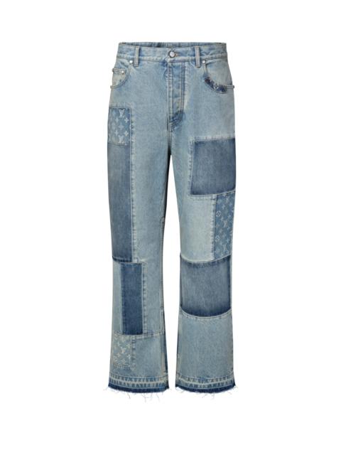 Louis Vuitton Signature Patchwork Denim Pants