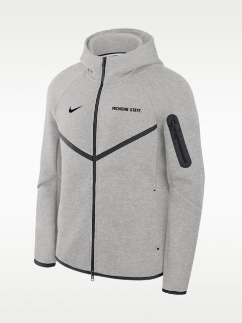 Nike Michigan State Tech Fleece Men's Nike College Full-Zip Hooded Jacket