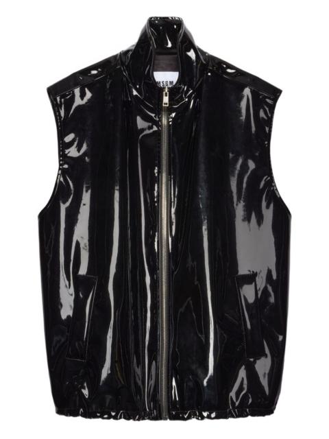 MSGM zip-fastening gilet