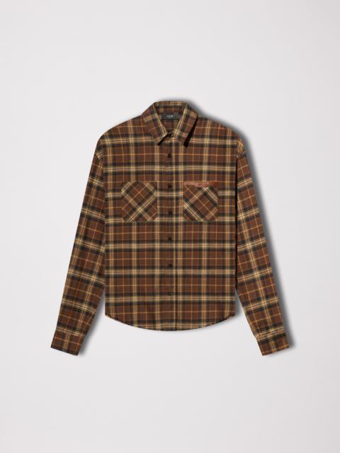 AMIRI AMIRI LOGO FLANNEL