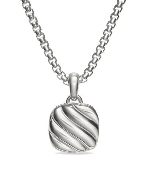 DAVID YURMAN Women's Sculpted Cable Square Locket in Sterling Silver - Silver