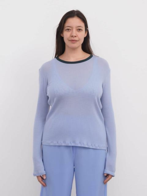 BASERANGE Racer Long Sleeve Tee - Fine Wool Rib