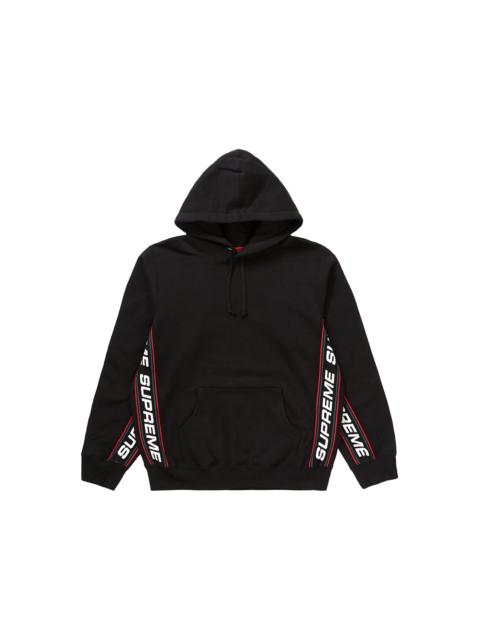 Supreme Supreme Text Rib Hooded Sweatshirt Black