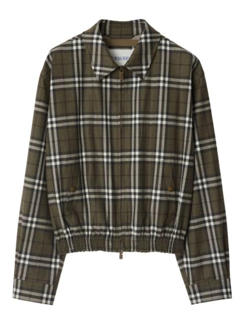 Burberry plaid jacket