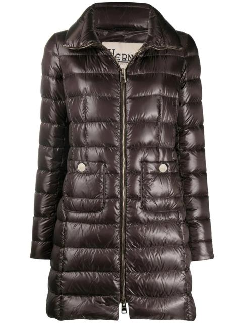 Herno quitled zipped coat