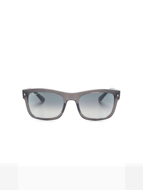 square-frame gradient-lenses sunglasses