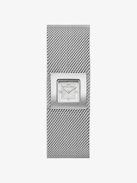 MICHAEL KORS Georgie Petite Silver-Tone Mesh Watch