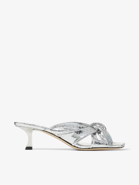 Avenue 50
Silver Leather Mules