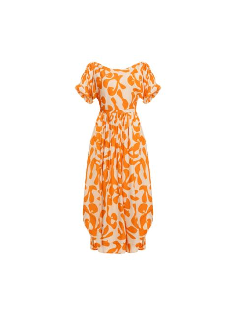 Agua by Agua Bendita Aire Geometrico Maxi Dress