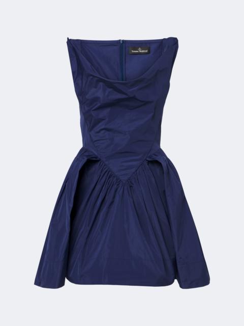 Vivienne Westwood Sunday draped taffeta minidress