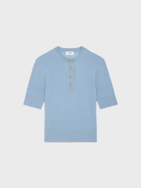 CELINE triomphe crew neck sweater in fine wool