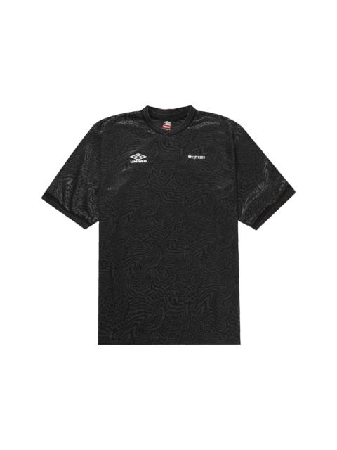 Supreme Supreme Umbro Jacquard Animal Print Soccer Jersey Black