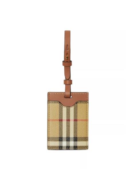 Burberry luggage tag