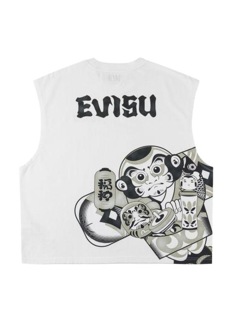 EVISU Japanese Toys Kite Print Tank Top
