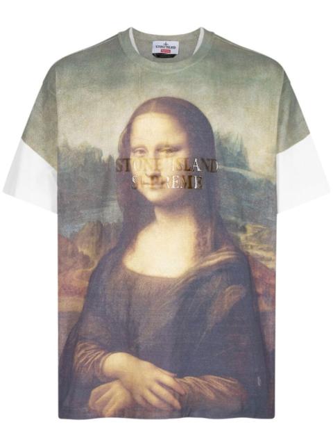 Supreme x Stone Island graphic-print T-shirt
