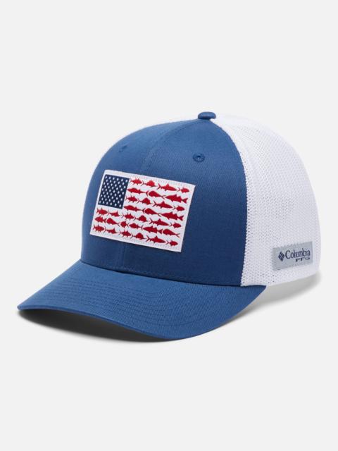 Columbia PFG Fish Flag Mesh Ball Cap