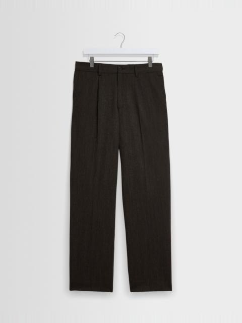 Wax London Aubyn - Brown Two Tone Wool Blend Trouser