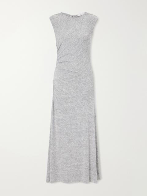 Proenza Schouler Mimi Ruched Crepe-jersey Maxi Dress