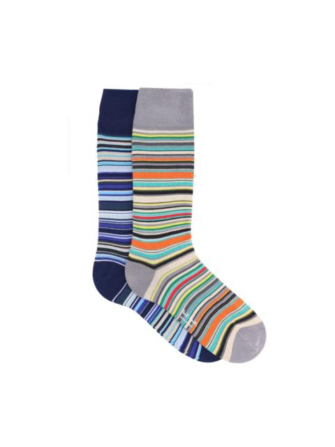 Paul Smith 2-pack Striped Socks