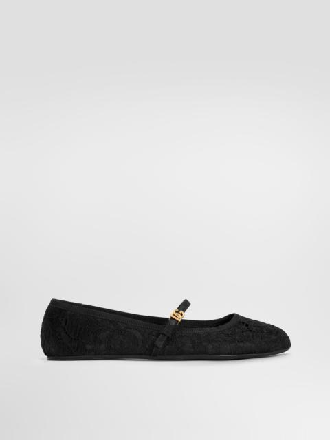 Dolce & Gabbana Lace ballet flats