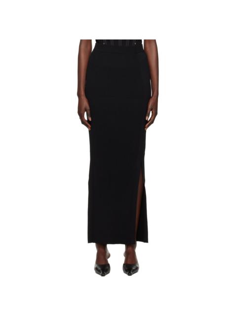 Dion Lee Black Gradient Maxi Skirt