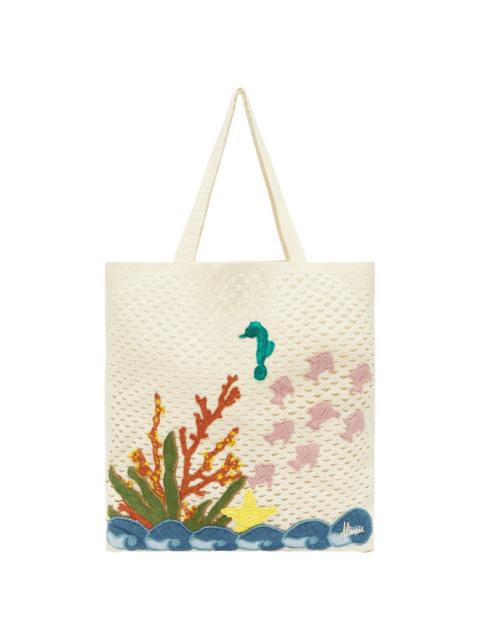 ALÉMAIS Splash Crochet Tote