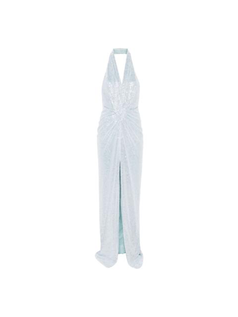 sequin-embellished maxi dress