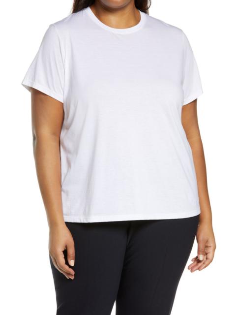 Vince Essential Crewneck Tee in Optic White at Nordstrom