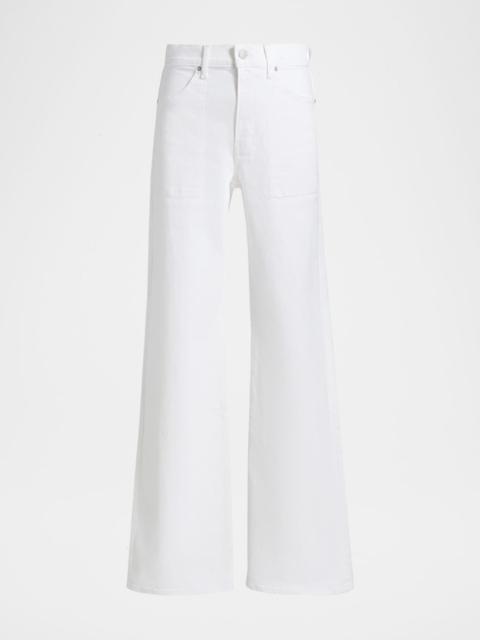 VERONICA BEARD Crosbie High-Rise Wide-Leg Jeans