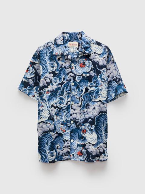FREENOTE CLOTH Hawaiian Shirt in Ice Tiger