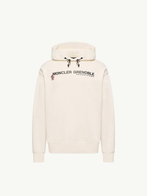 Moncler Grenoble Coordinates Logo Cotton Hoodie