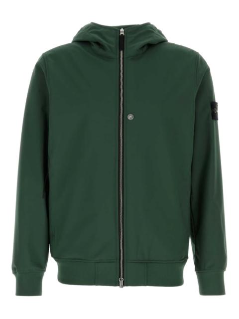 Stone Island hooded zip-up jacket