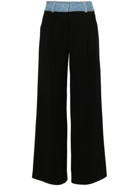 CHRISTOPHER ESBER Deconstruct wide-leg trousers