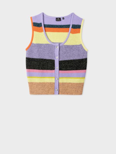 Paul Smith Stripe Button Down Vest