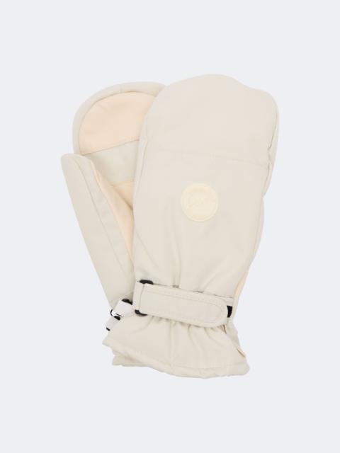 Yves Salomon Leather-trimmed ski gloves