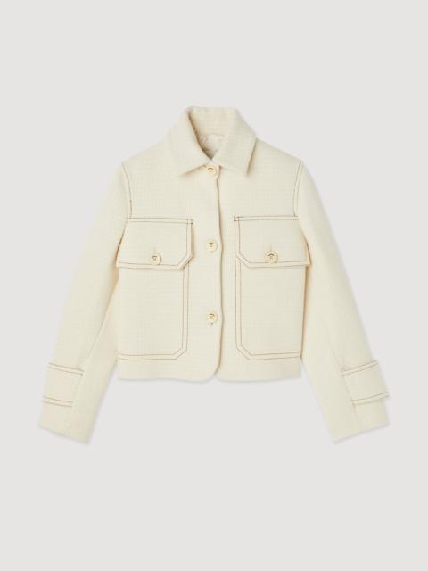 Sandro Short button-up coat