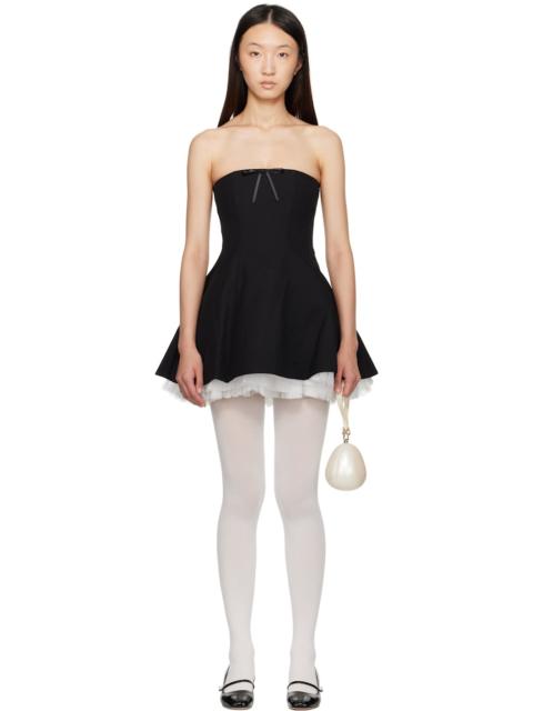 SHUSHU/TONG bow-detail strapless minidress