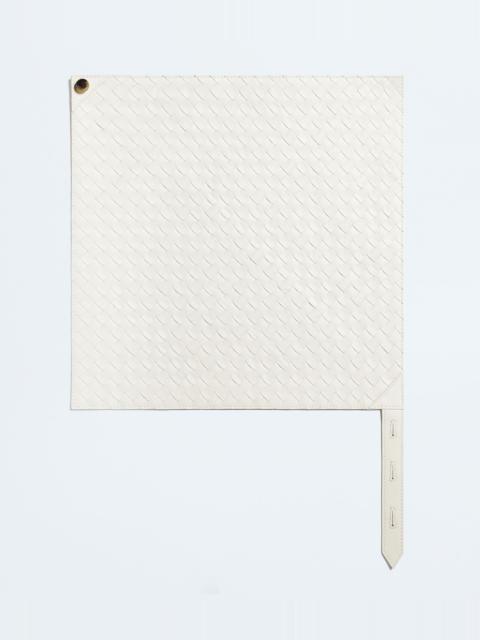 Bottega Veneta Leather Intrecciato Foulard