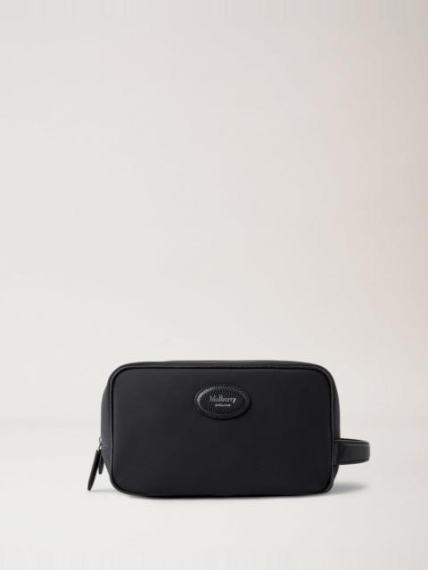 Mulberry Heritage Wash Case Black Nylon