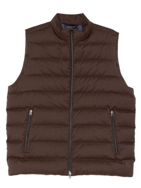 Herno zip-up quilted gilet