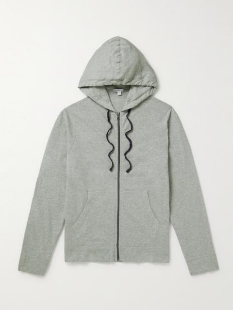 JAMES PERSE Cotton-Jersey Zip-Up Hoodie
