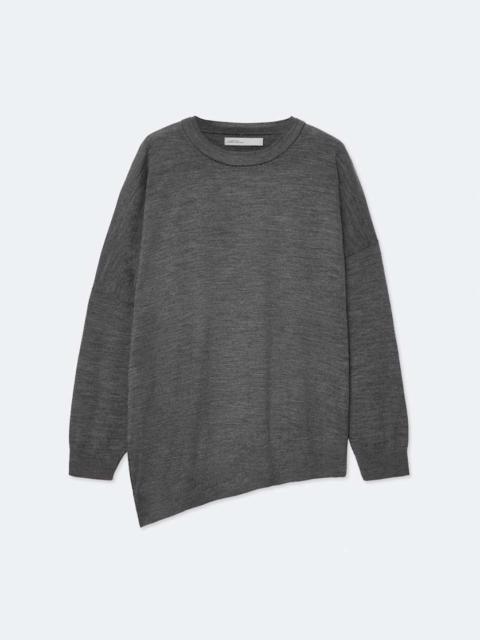ALLSAINTS MARTEL ASYMMETRIC MERINO WOOL SWEATER