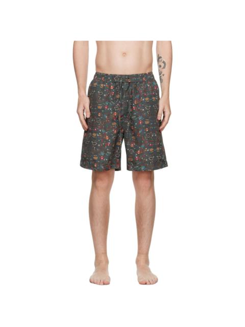 Gray Hydra Shorts