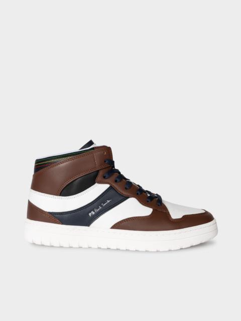Paul Smith Leather 'Liston' High-Top Trainers