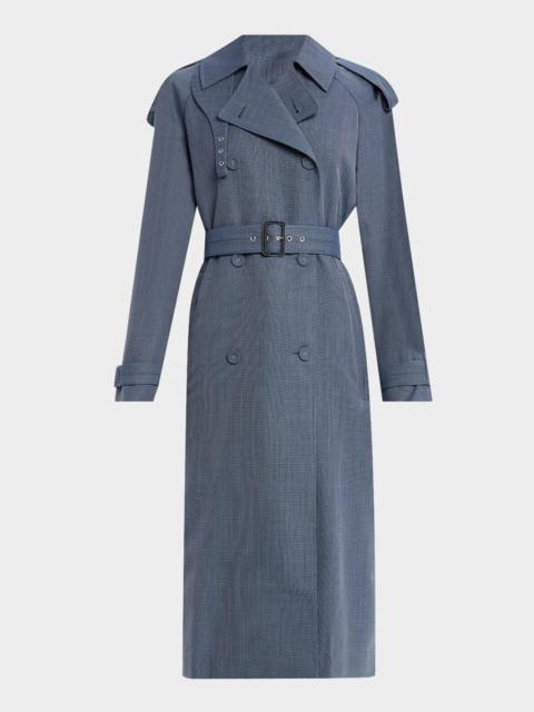 Proenza Schouler Sakia Wool Melange Trench Coat