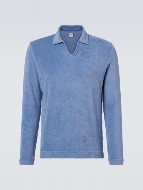 FEDELI Peter cotton terry polo shirt