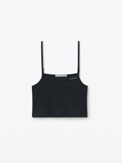 Alexander Wang cami top in wide cotton rib