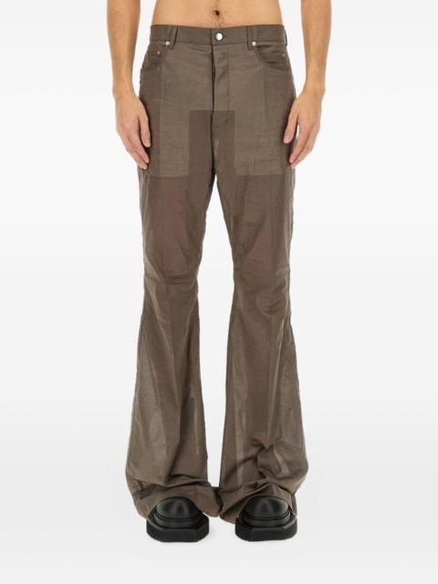 Rick Owens bootcut trousers