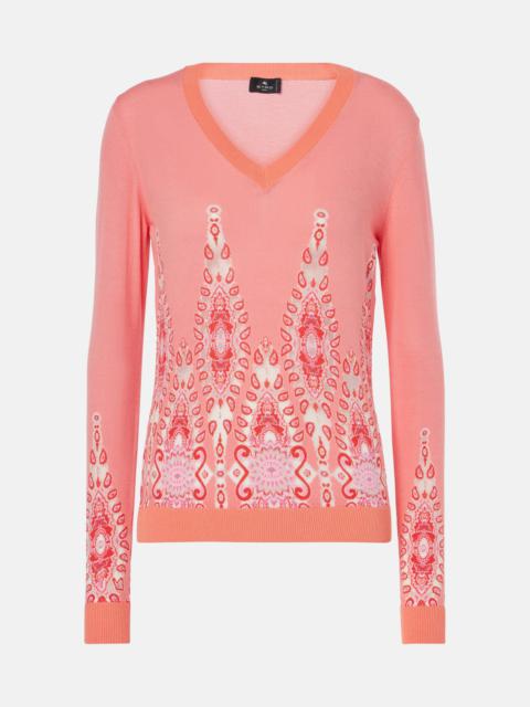 Etro paisley-jacquard sweater