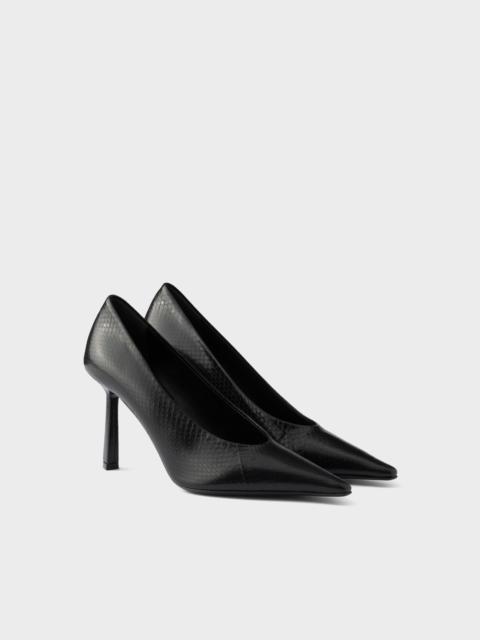 Prada Ayers leather pointy toe pumps